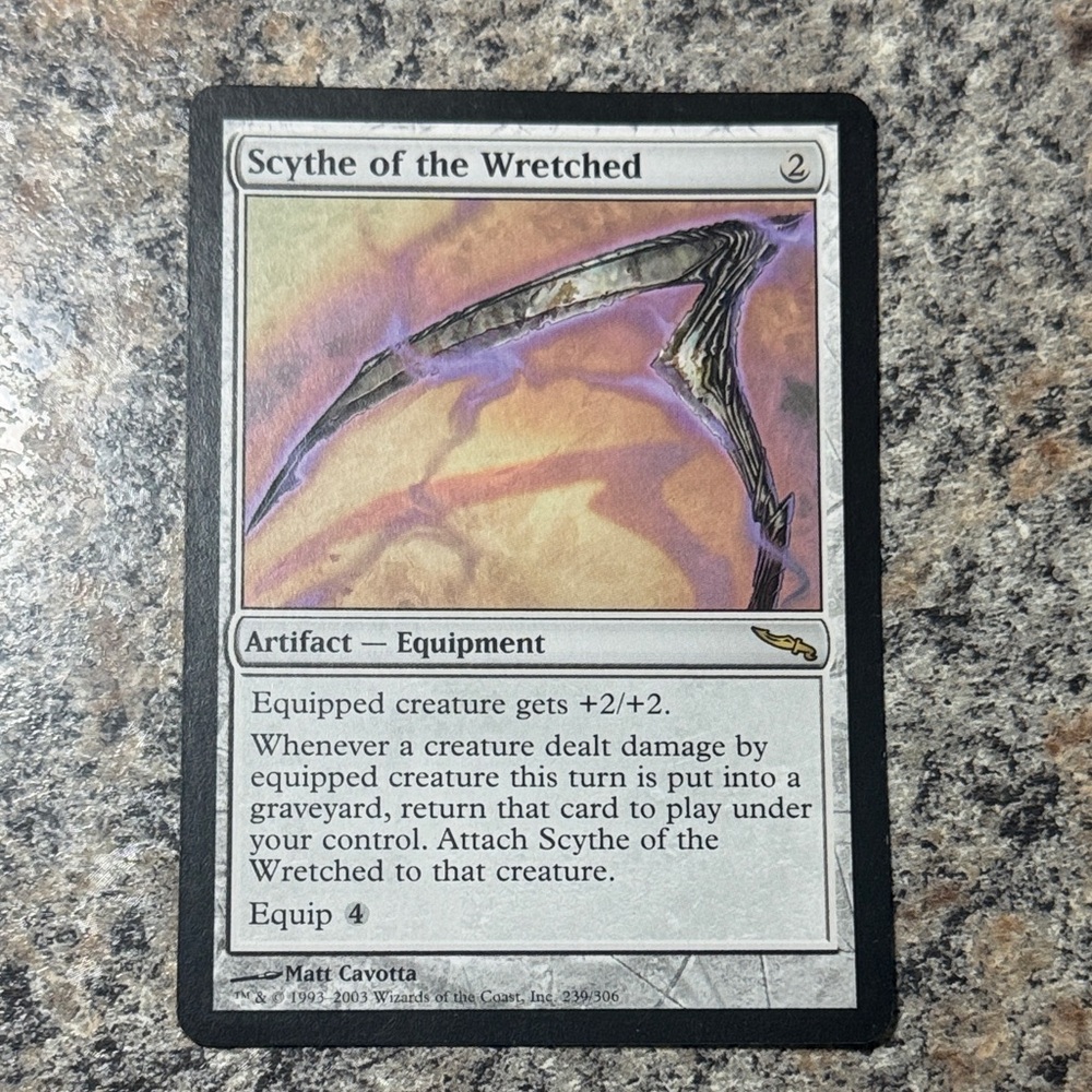 MTG Magic the Gathering Scythe of the Wretched